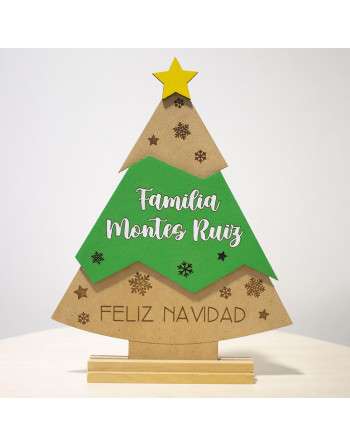 Arbol de Navidad grabado