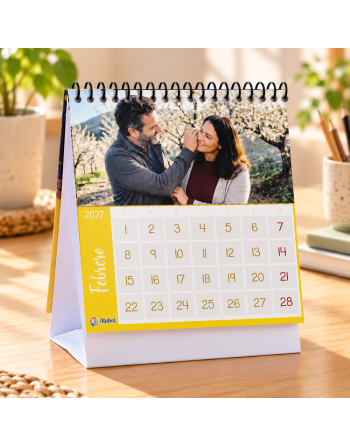 Calendario de mesa cuadrado