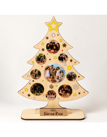 Arbol de Navidad grabado...
